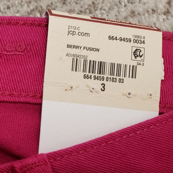Arizona Jean Company Super Skinny Pink Jeans - Picture 3 of 4
